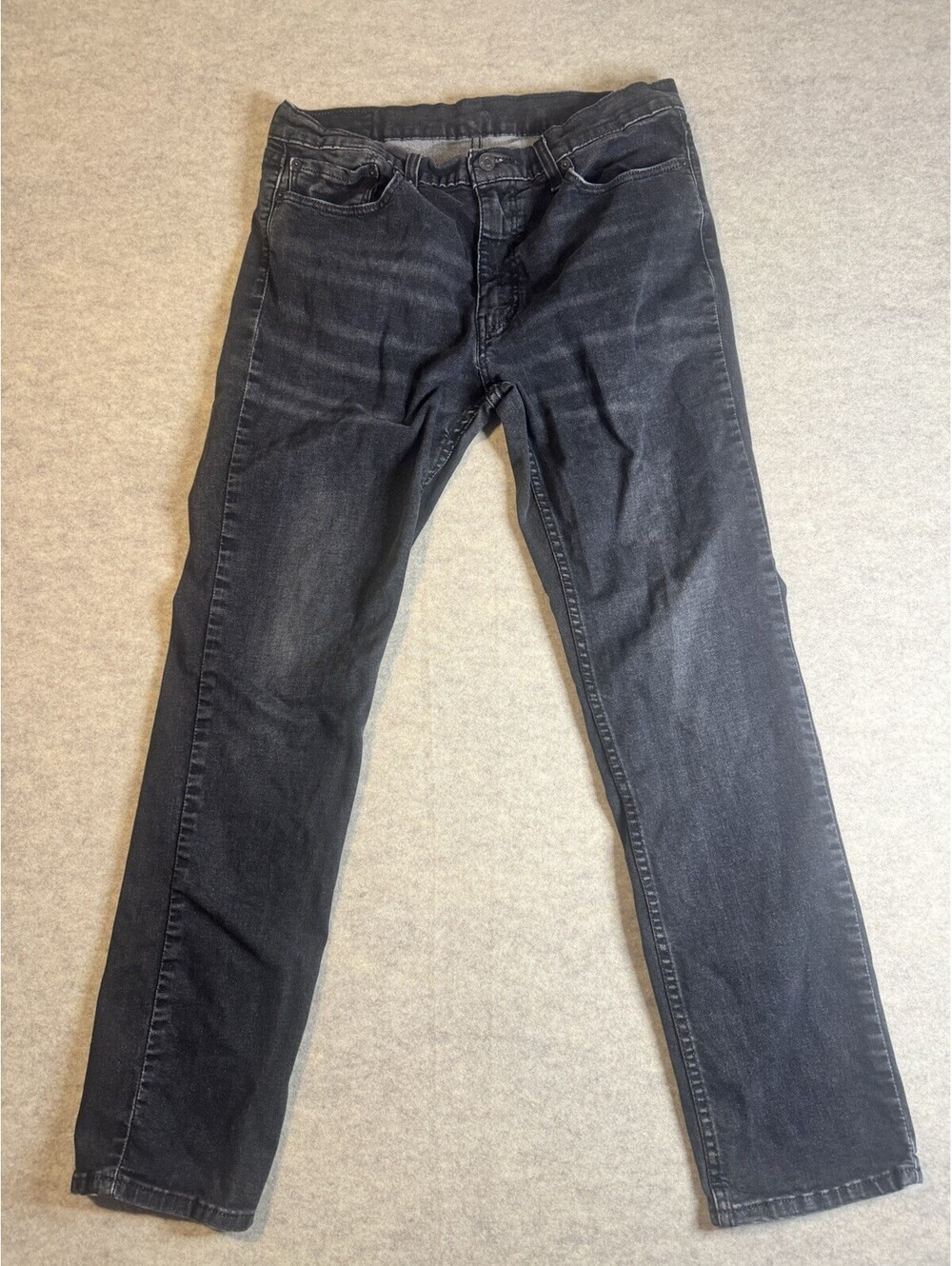 Levis Strauss Black Faded 36x32 Slim Fit